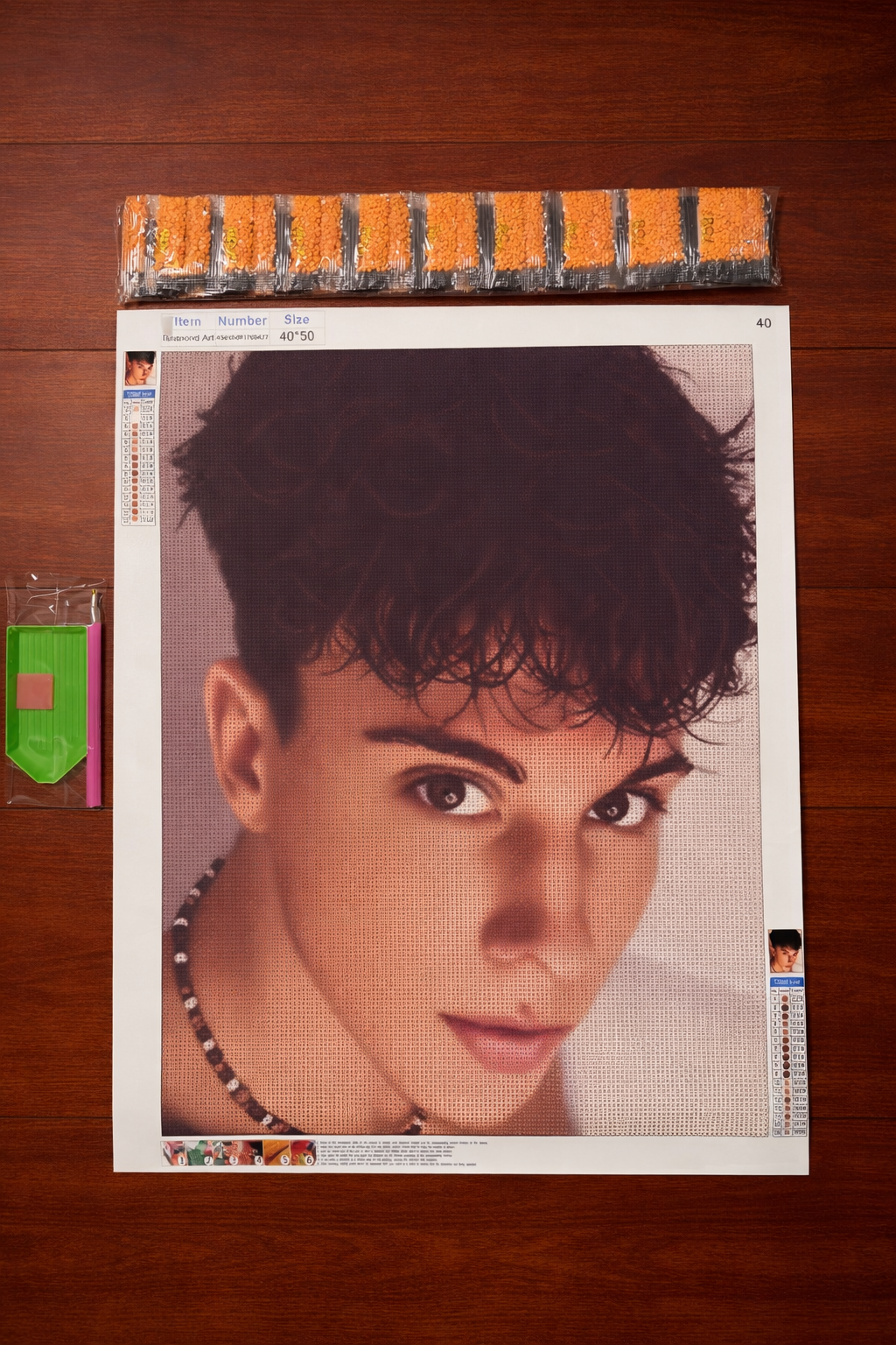 Daily Chris – Portré alkotókészlet (kristálymozaik / diamond painting)